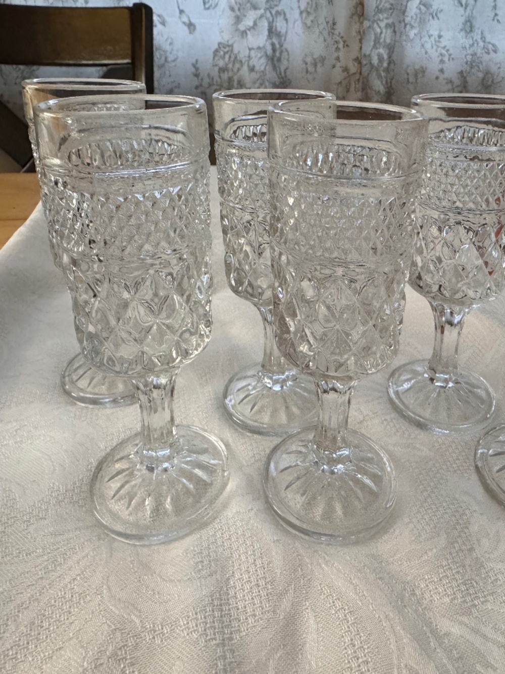 Vintage Wexford by Anchor Hocking juice glasses